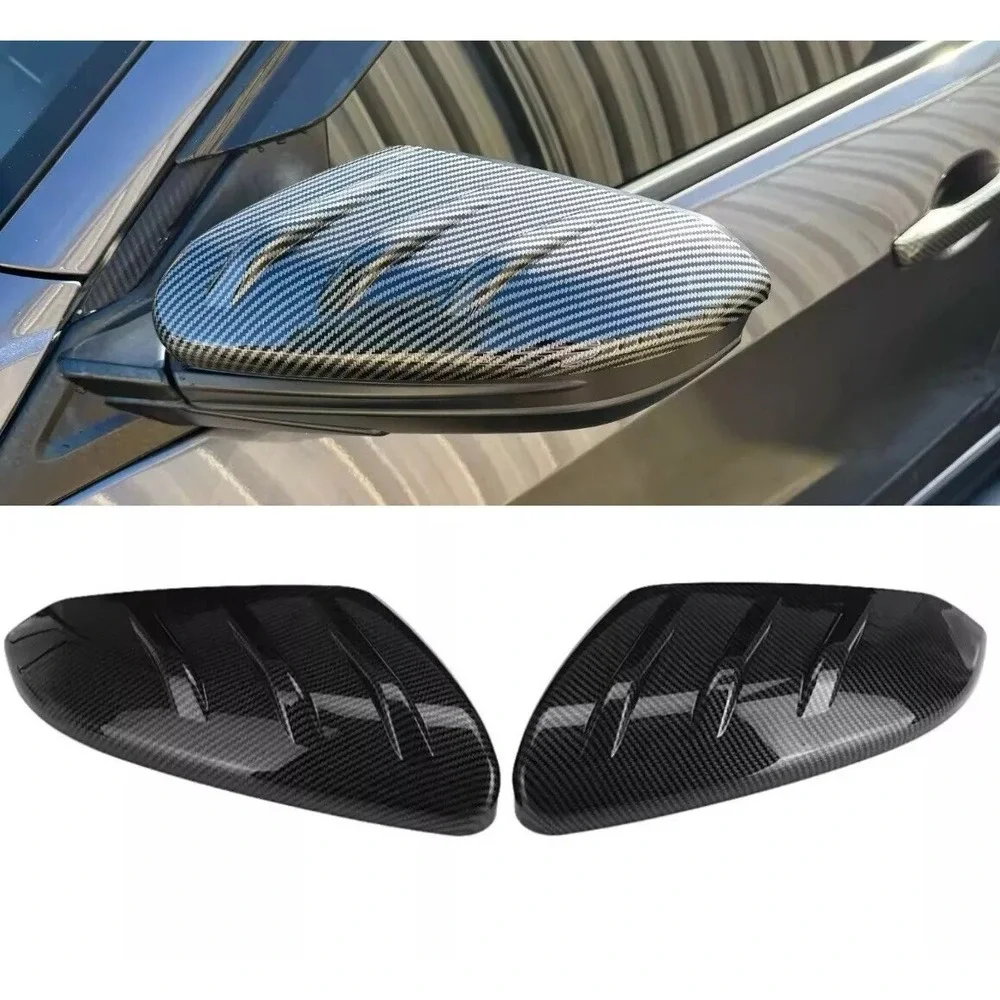 CARBON FIBER SIDE MIRROR COVER CAPS FOR 2016-21 HONDA CIVIC ADD-ON MU STYLE